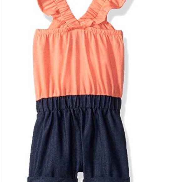 1 LEFTπ¨NWT Ruffle Floral Romper 24M Adorable - Picture 4 of 4